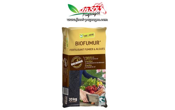 Biofumur Amendement Sac 10 Kg, Palette de 96 Sacs