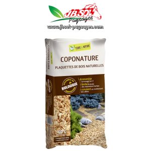 Coponature (Plaquette de Bois coloré rouge) Sac 60 L