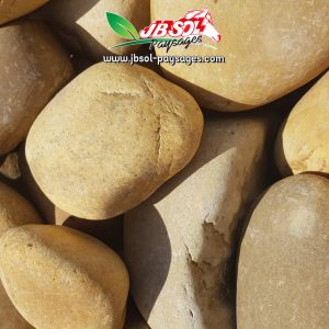 Galet Jaune Miel 80/120 Roller Prix à la Tonne