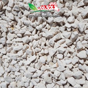 Gravier Concassé Blanc Ivoire (Pierre Marbrière) 6/14 Big Bag 500 Kg