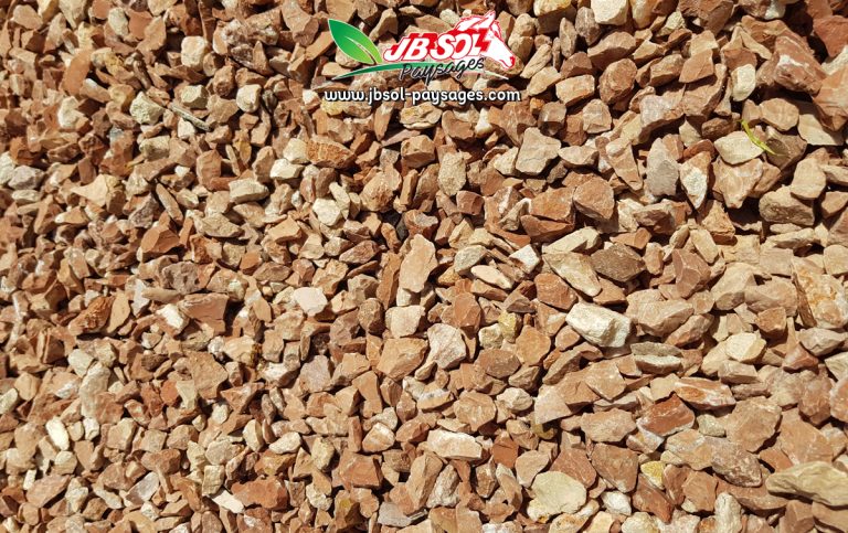 Gravier Concassé Rouge Alicante 12/20 (Marbre) Big Bag 500 Kg