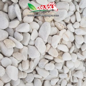 Gravier Roulé Blanc 8/12 (Marbre) Big Bag 500 Kg