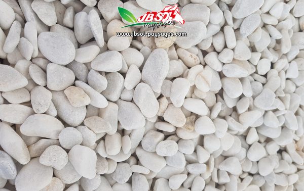 Gravier Roulé Blanc  40/60 (Marbre) Big Bag 1 Tonne