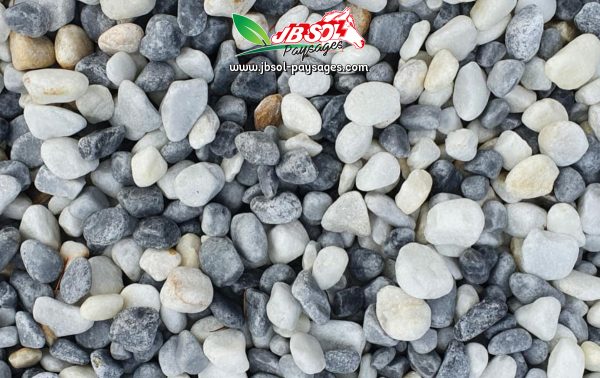 Gravier Roulé Icy Blue/Blanc 15/25 (Marbre) Big Bag 500Kg