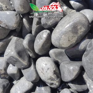 Gravier Roulé Noir Jet 8/12 (Basalte) Big Bag 500 Kg