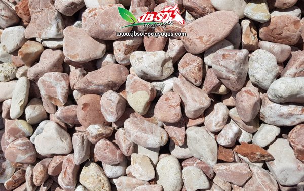 Gravier Roulé Rouge Alicante 20/40 (Marbre) Big Bag 1 Tonne