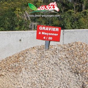 Gravier à Maçonner 4/20 Vrac