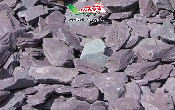 Paillette d'Ardoise Violette 10/30 Sac 20 Kg