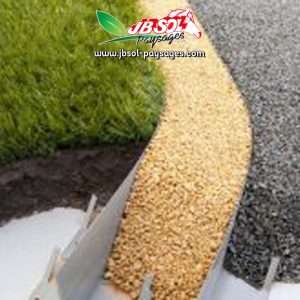Séparateurs de Graviers Pvc  Profil L 2M / 50 Mm